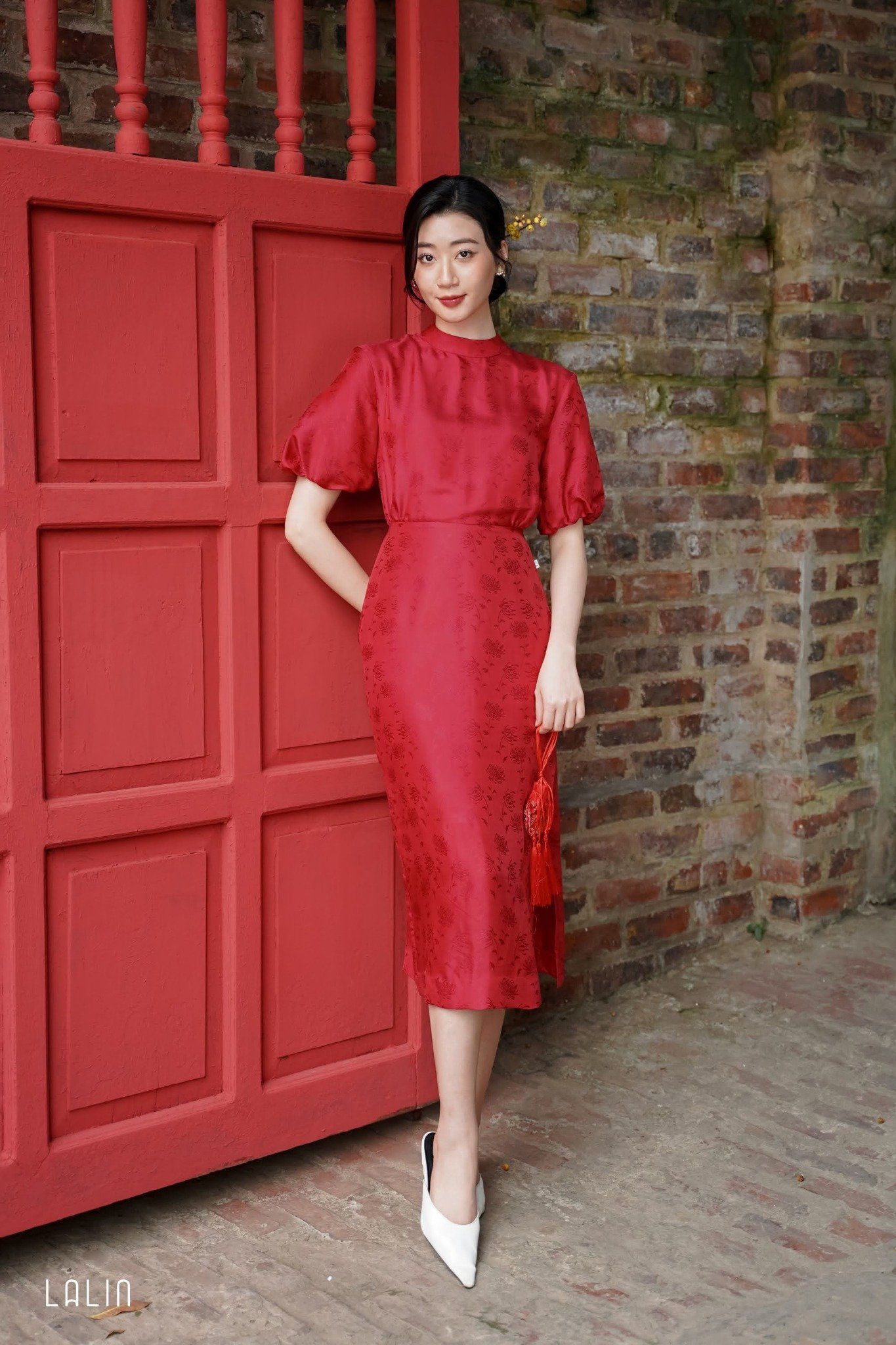 Đầm Maxi Chu sa