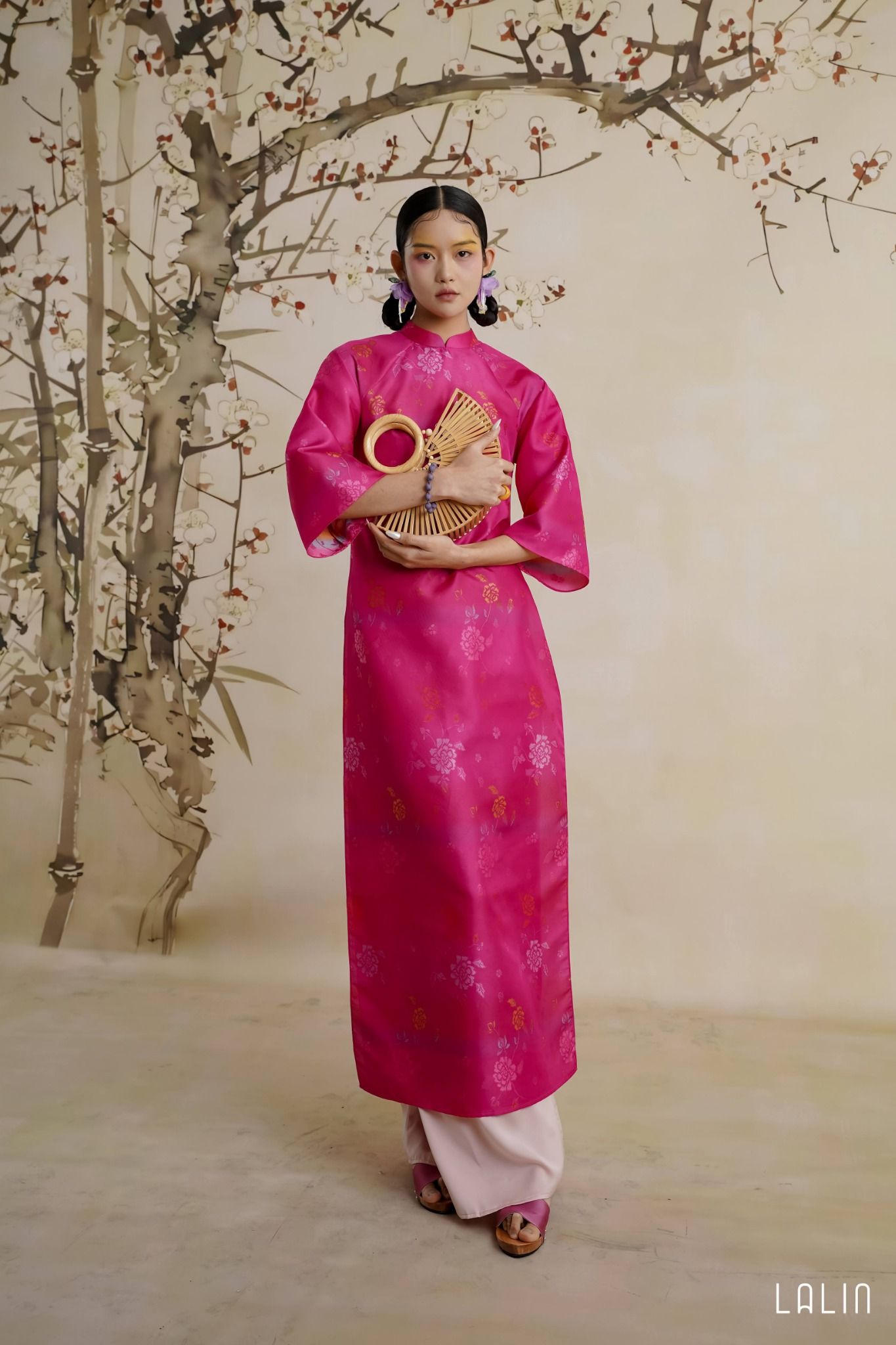 Áo Dài Tơ Hoa Phương