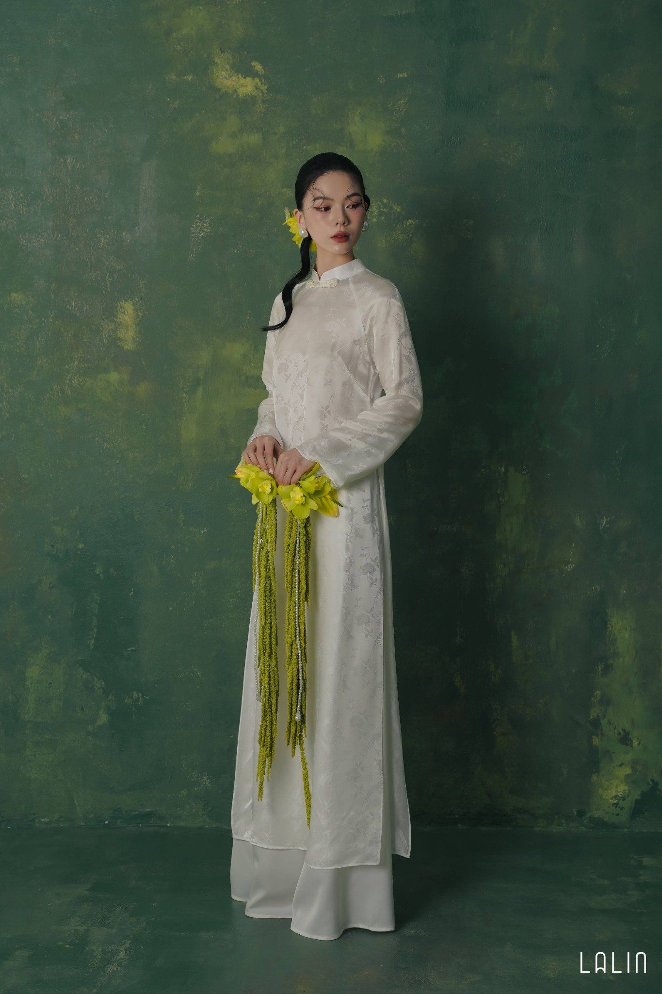 Áo Dài Tơ Tằm Thiên Kim