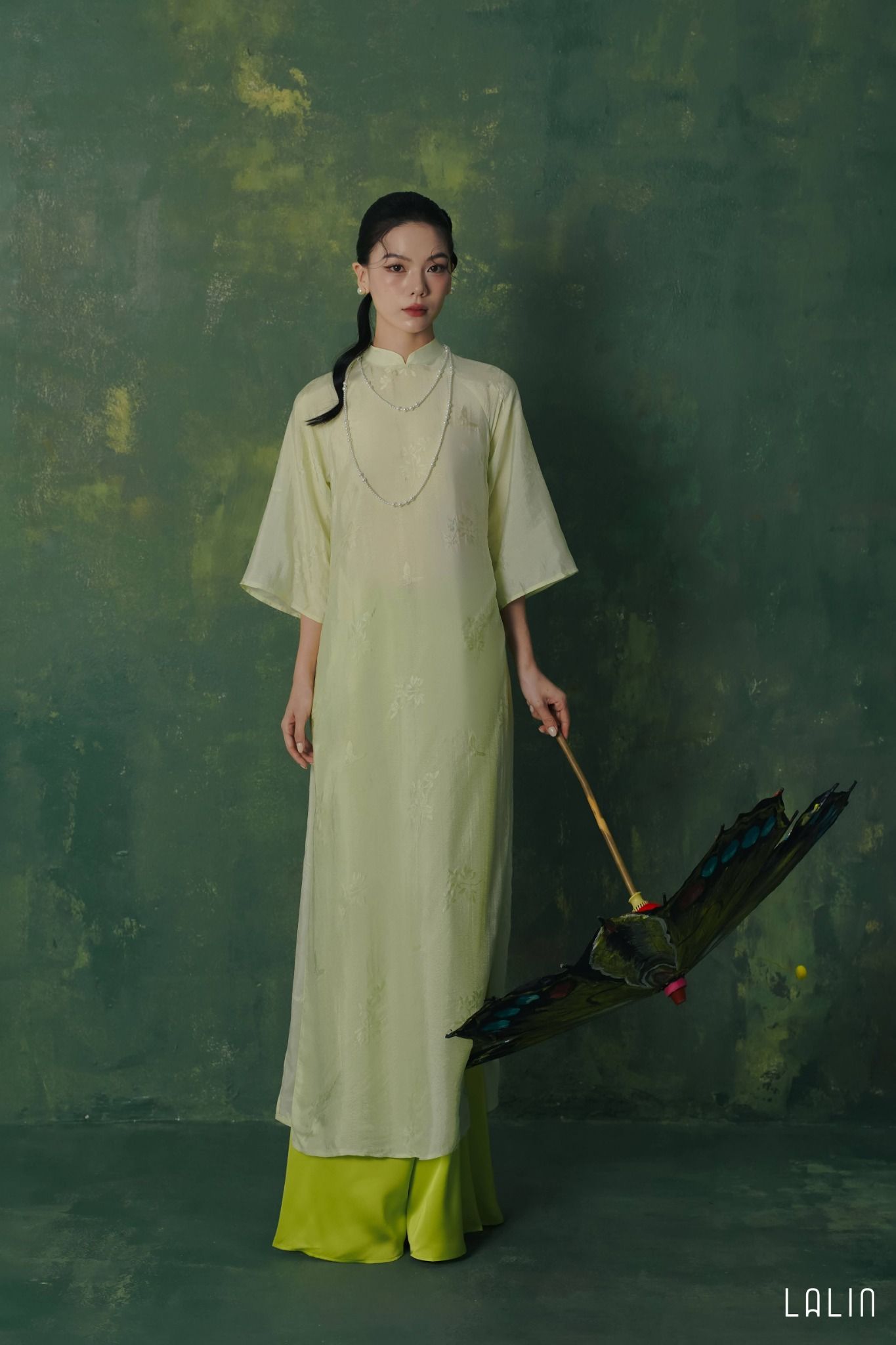 Áo Dài Tơ Tằm Lan Ngọc