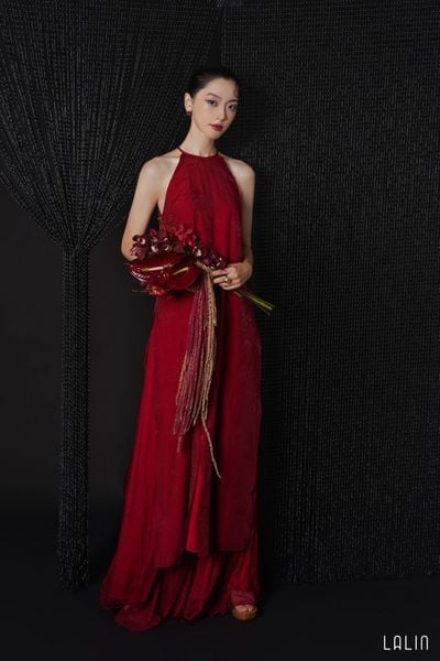  Set Áo Dài Tơ Vân Loan 