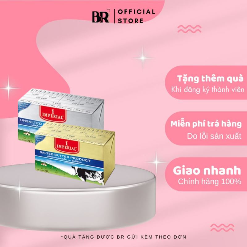 Bơ nguyên chất Imperial 227g