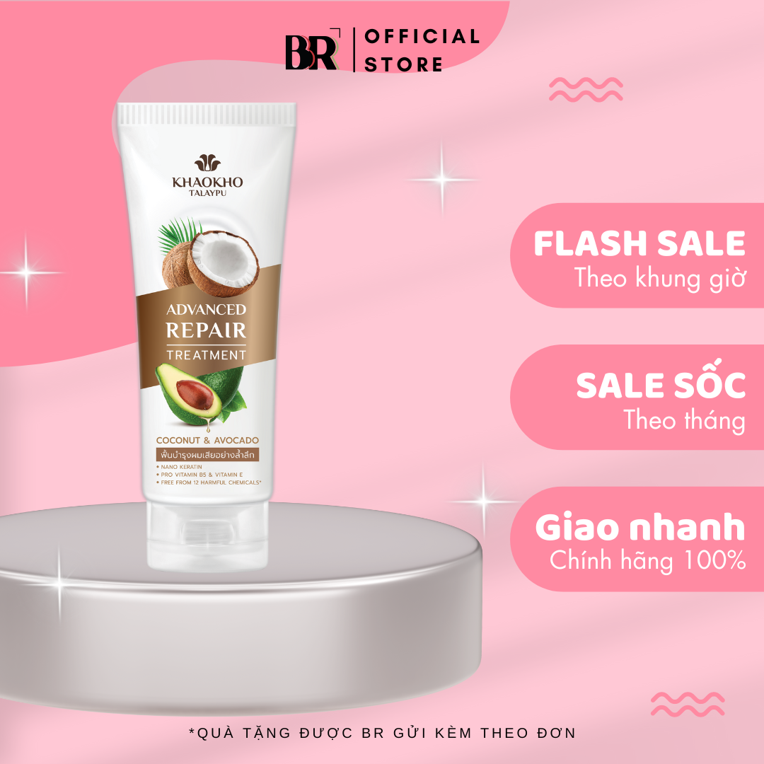 Kem Xả Dưỡng Tóc Dừa Và Bơ Khaokho Talaypu 200ml