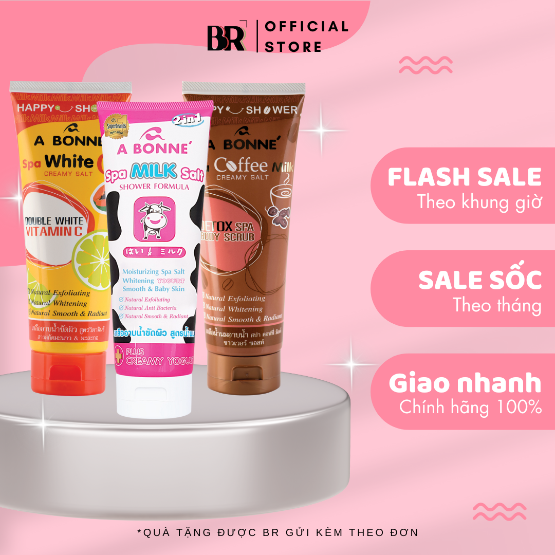 Muối Tắm Sữa A Bonne' 350g - Dạng Tuýp