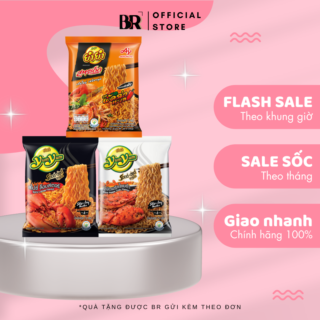 Mì Xào Khô Ăn Liền YumYum Sood-ded 75g