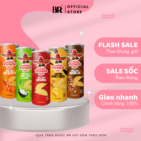 Snack Khoai Tây Mr. Potato Crisps 85g