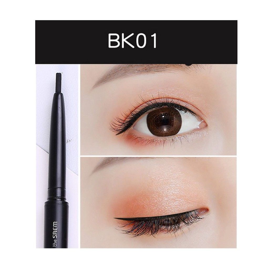  Bút Kẻ Mắt Chống Nước The Saem Eco Soul Powerproof Super Slim Eyeliner 