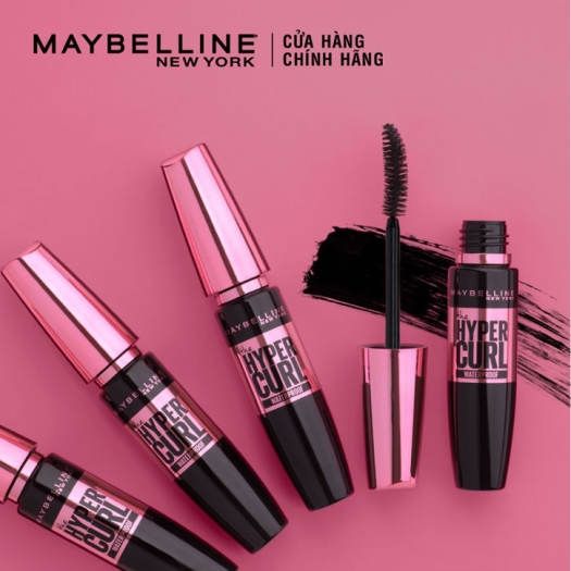  Mascara Maybelline Hyper Curl Cong Mi 100 Độ 