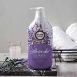  Sữa Tắm Happy Bath Tinh Chất Hoa Oải Hương Lavender Essence Relaxing Body Wash 900g 