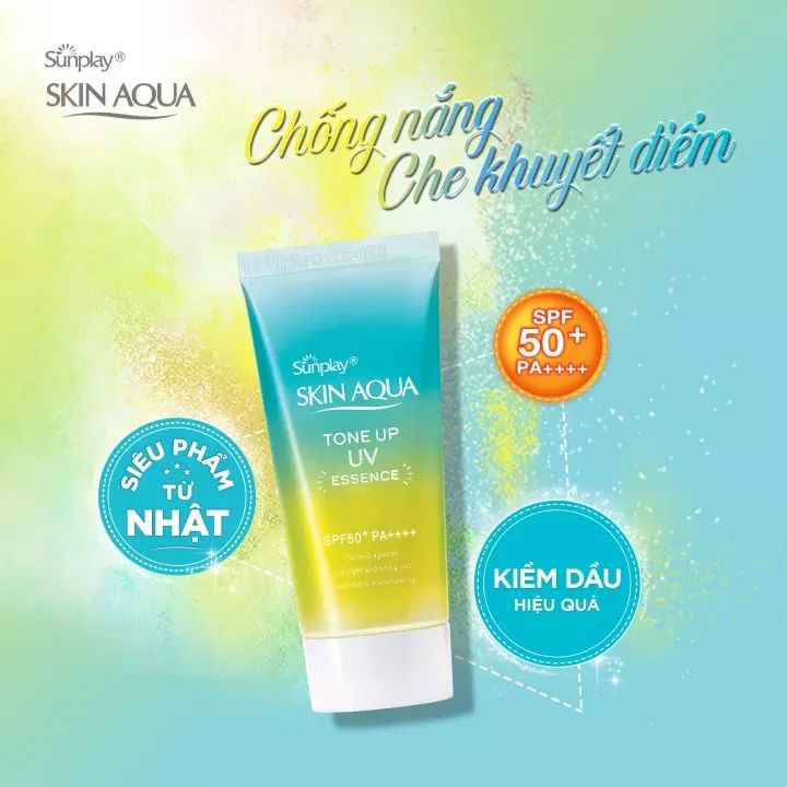  Tinh Chất Chống Nắng Sunplay Hỗ Trợ Hiệu Chỉnh Sắc Da 50g (Xanh) 