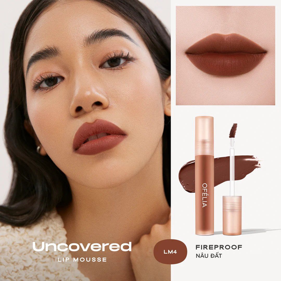  Son Kem Lì Ofelia Uncovered Lip Mousse 4.3g 