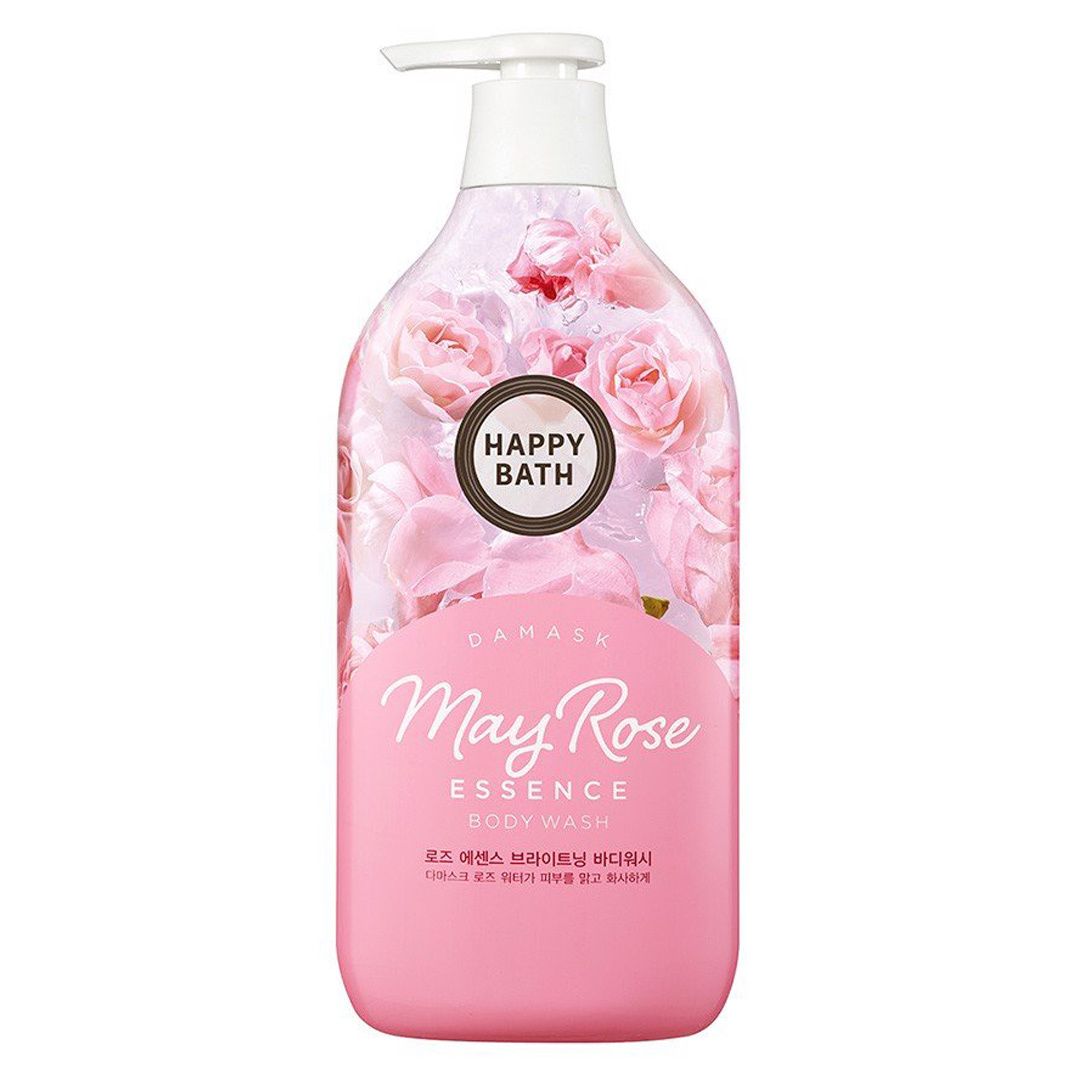  Happy Bath Sữa Tắm Tinh Chất Hoa Hồng Rose Essence Brightning Body Wash 900g 
