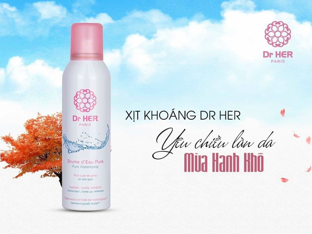  Xịt Khoáng Dr.Her Paris 400ml 