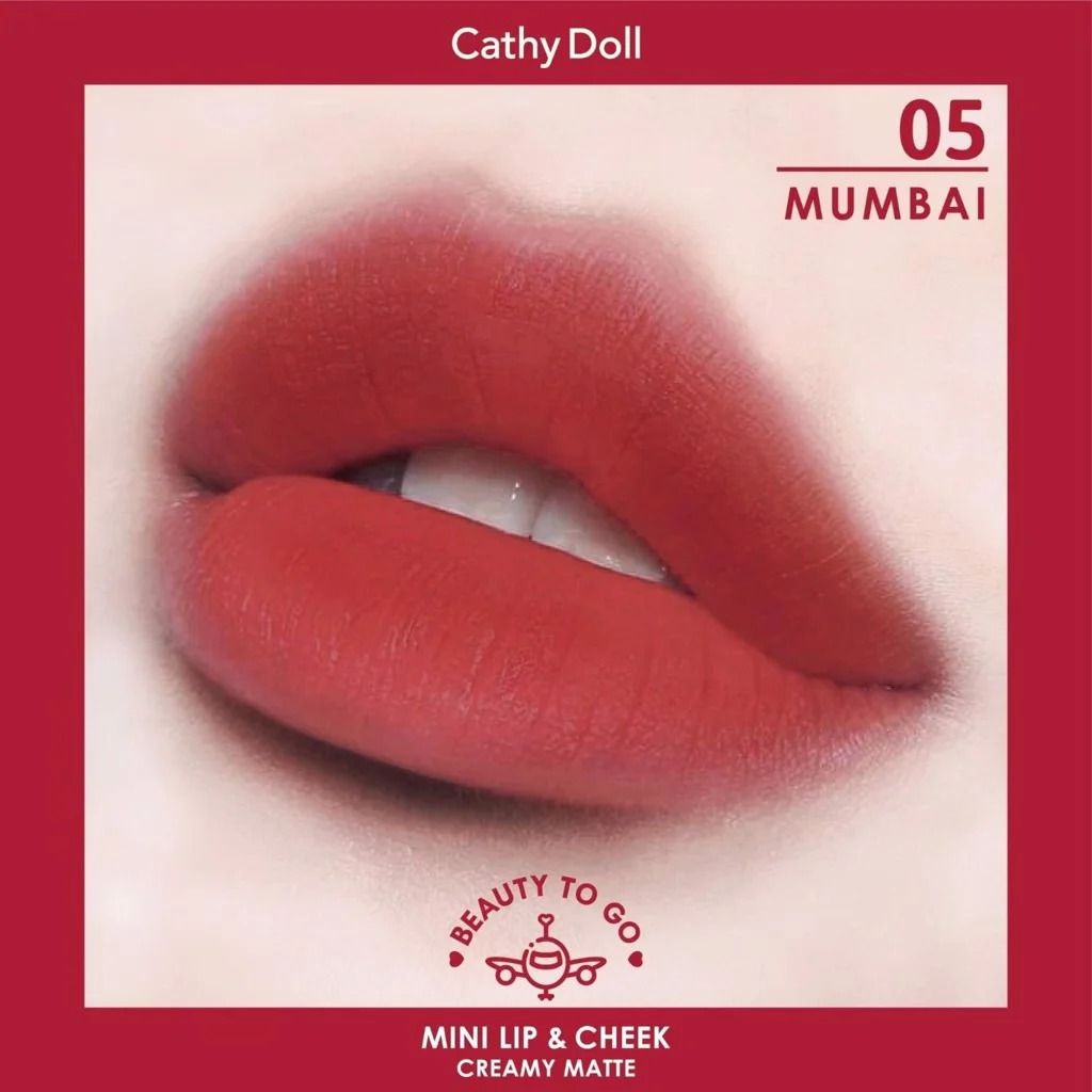  Son Kem Má Hồng Cathy Doll Mini 0.6g #05 Mumbai 