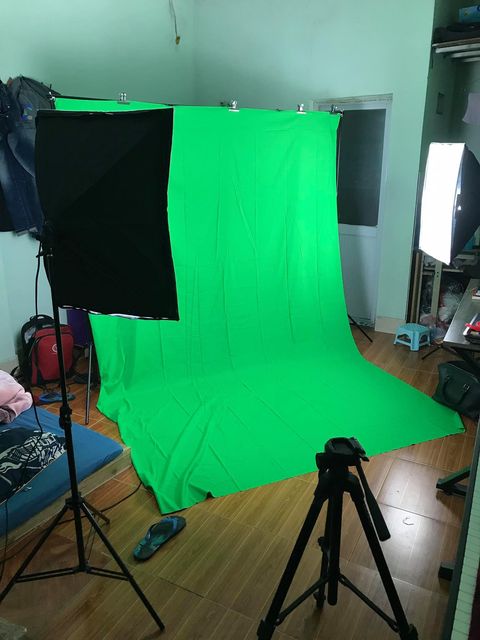 Phông vải xanh lá tách nền trong chụp ảnh và quay video – LAM DECOR