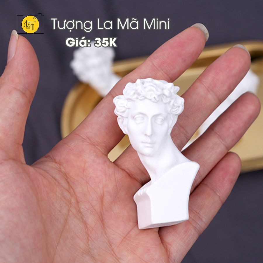  Tượng La Mã Mini Dùng Làm Phụ Kiện Chụp Hình 