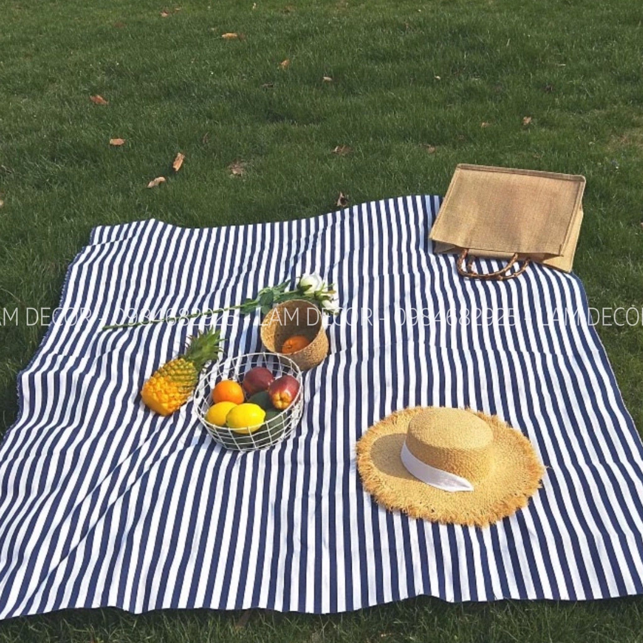  BST thảm trải picnic bằng vải canvas 