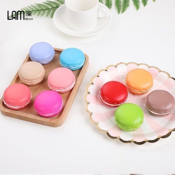  Mô Hình Bánh Macaron Giả Size 4cm 