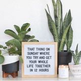  Bảng gỗ ghép chữ (Letter Board) - Hình vuông 