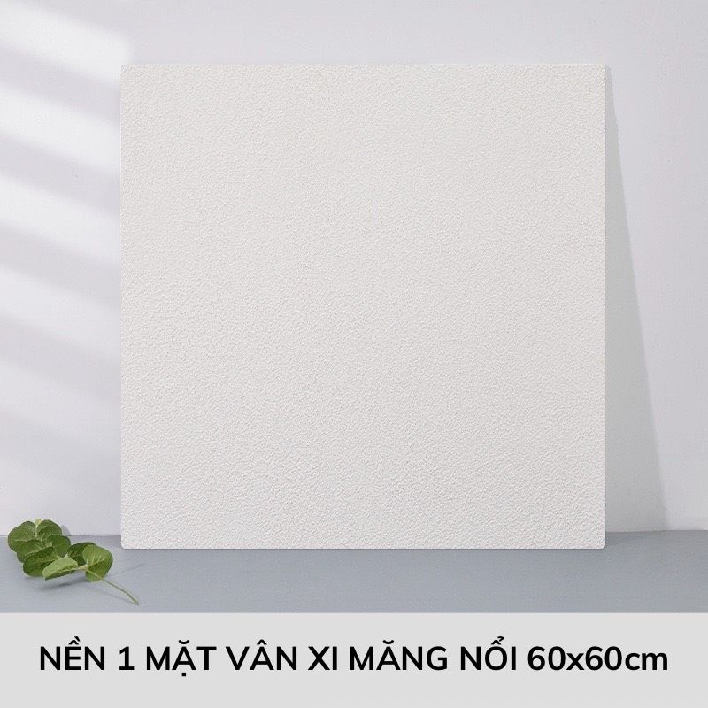  Phông nền chụp ảnh xi măng vân nổi dạng tấm Fomex cứng size 60x60cm 