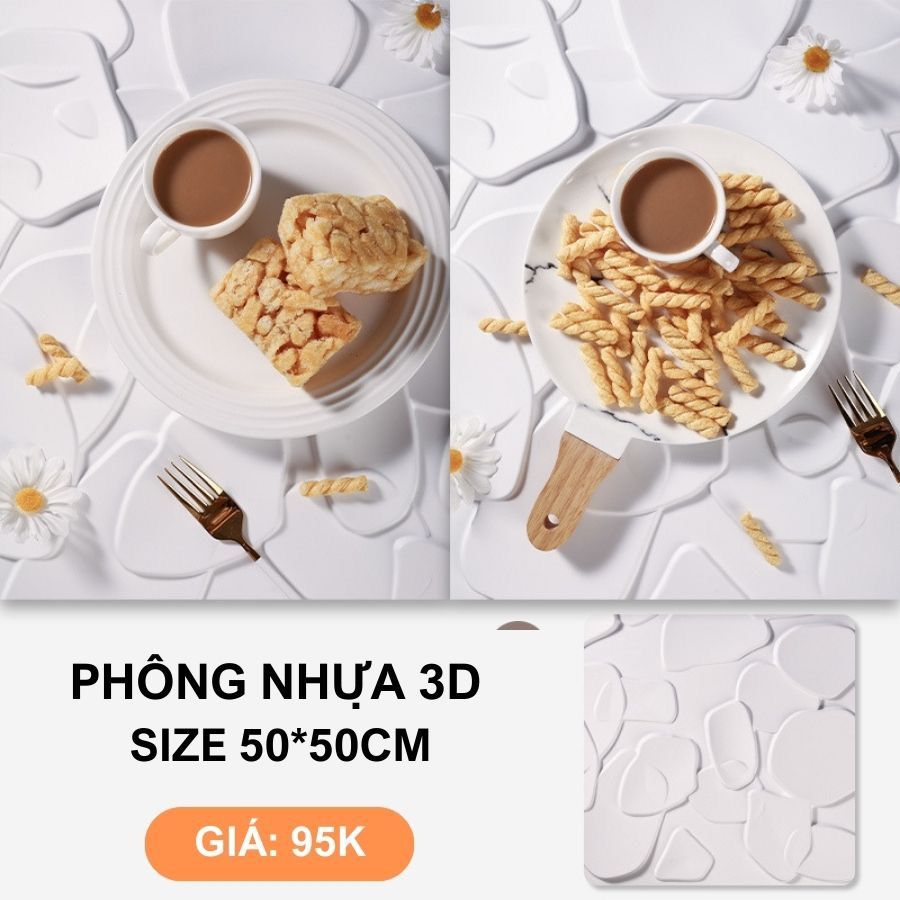  Phông Nền Chụp Ảnh Vân Nổi 50x50cm Vân 3D, Phông Chụp Ảnh Trang Sức, Thời Trang, Phông Nền Background Pastel 