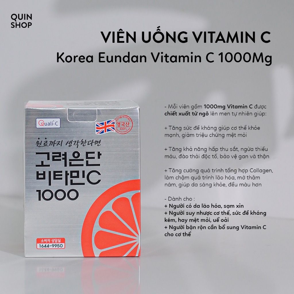 Vitamin C Korea Eundan 1000mg Chanhealthy