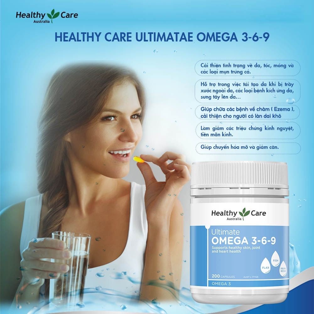 Viên uống Omega-369 Healthy Care – Chanhealthy