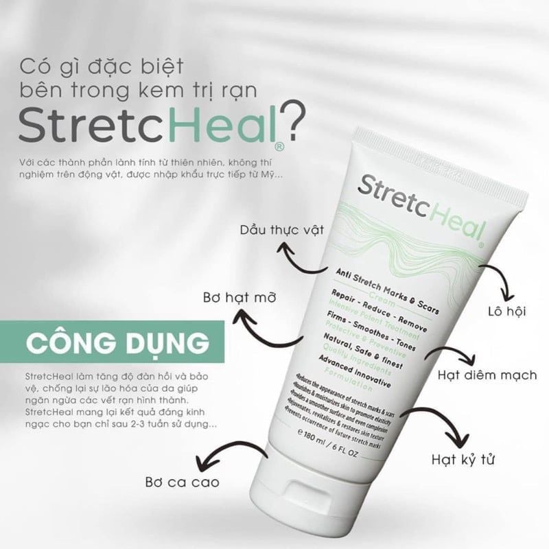 Kem rạn stretcheal – Chanhealthy