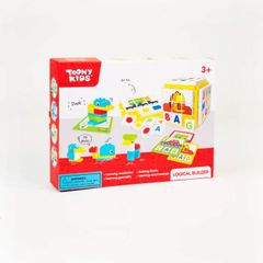 ĐỒ CHƠI TOONYKIDS BỘ LẮP RÁP CHỮ SỐ LOGIC SÁNG TẠO CHO BÉ - LOGICAL BUILDER - TN00122