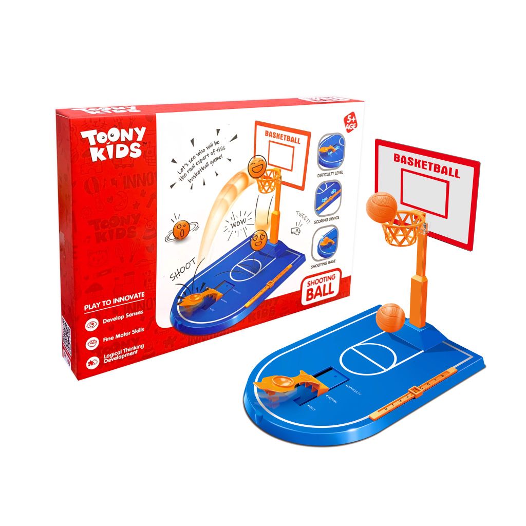 ĐỒ CHƠI TOONYKIDS BỘ BẮN BÓNG RỔ 2 TOONY KIDS - SHOOTING BALL - TN143