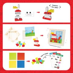 ĐỒ CHƠI TOONYKIDS BỘ LĂP RÁP KHUNG TRANH THỎ SÁNG TẠO CHO BÉ - CREATIVE PICTURE FRAME - TN00422