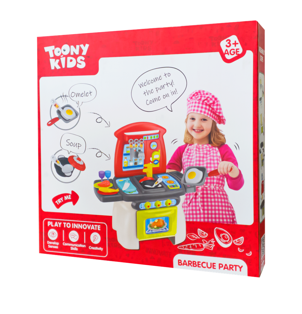 ĐỒ CHƠI TOONYKIDS BỘ ĐỒ CHƠI NẤU ĂN 31 (ĐỒ NƯỚNG) - BARBECUE  PARTY - TN139