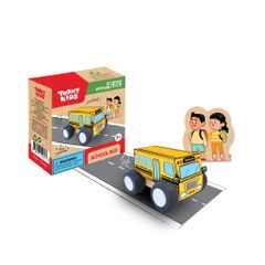 BỘ ĐỒ CHƠI DIY - SIÊU XE TÁI CHẾ - ROAD TRANSPORT COLLECTION