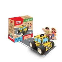 BỘ ĐỒ CHƠI DIY - SIÊU XE TÁI CHẾ - ROAD TRANSPORT COLLECTION