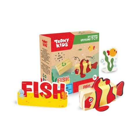 BỘ ĐỒ CHƠI DIY - PHIÊU LƯU ĐẠI DƯƠNG - SEA ANIMALS FISH