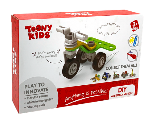 ĐỒ CHƠI TOONYKIDS BỘ XE LẮP RÁP - DIY ASSEMBLY VEHICLE - TN024