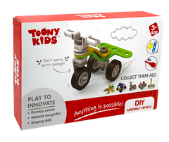 ĐỒ CHƠI TOONYKIDS BỘ XE LẮP RÁP - DIY ASSEMBLY VEHICLE - TN024