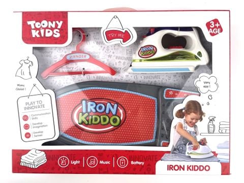 ĐỒ CHƠI TOONYKIDS BỘ ĐỒ CHƠI BÀN ỦI - IRON KIDDO - TN100