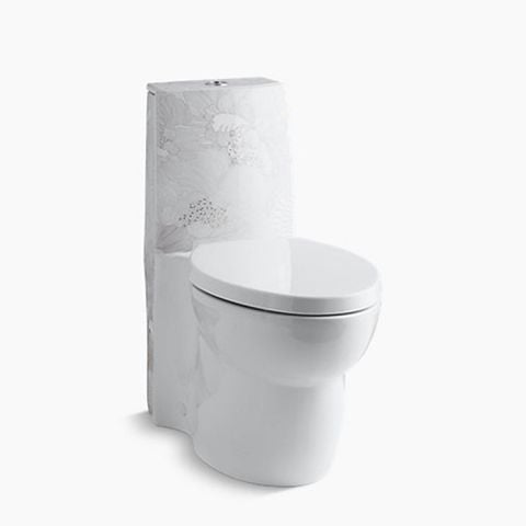 Bồn cầu một khối hoạ tiết Kohler Empress Bouquet K-14338T-SMC-0