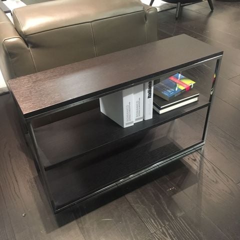 Bàn Natuzzi Cabaret màu Chrome 90x27 cm