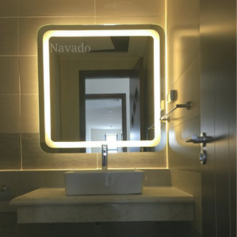 Gương led phòng tắm vuông 3B00031