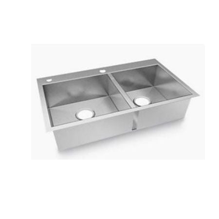 Chậu rửa chén bằng thép không rỉ Kohler Malleco K-21918T-2FD-NA