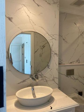 Gương khung inox hình tròn KT 600MM DINOX60.T