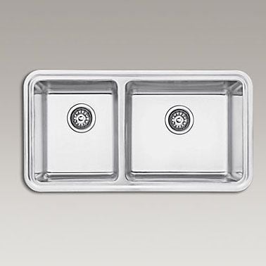 Chậu rửa bếp bằng thép không gỉ Kohler Prologue K-3664T-F-NA