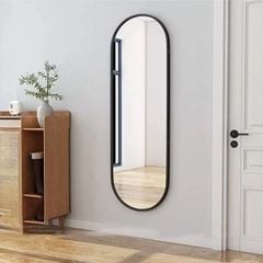 Gương khung gỗ hình bầu dục 60x160cm DEHOME KG 60.160