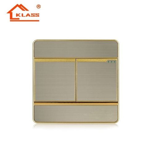 Công tắc 2 nút 1 chiều KLASS KM3-003