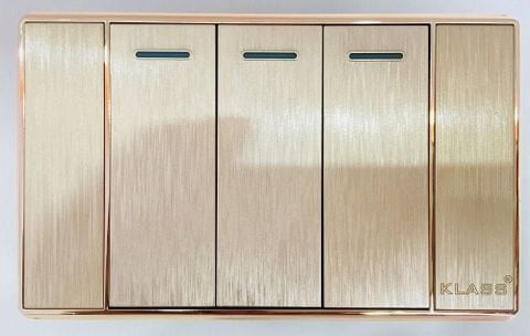 Công tắc 3 nút 1 chiều KLASS KV10-008
