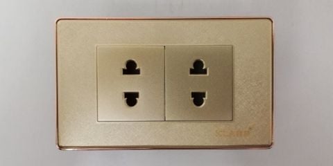 Ở CẮM ĐIỆN ĐÔI 2 CHẤU KLASS KV5-011