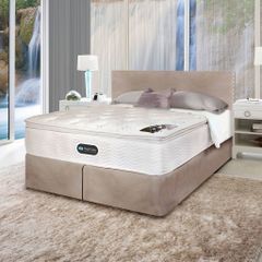 Nệm lò xo túi Simmons Backcare Luxury E-Ion Super Pillow Top