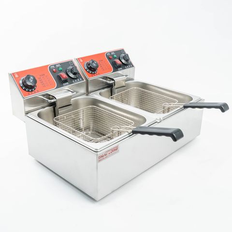 Bếp chiên đôi điện tích hợp hẹn giờ 82D